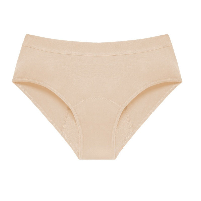 Thickened Bamboo Fiber Women's Menstrual Underwear with Anti-Side Leakage in Multiple Colors
