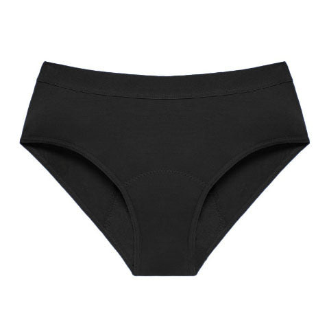 Thickened Bamboo Fiber Women's Menstrual Underwear with Anti-Side Leakage in Multiple Colors