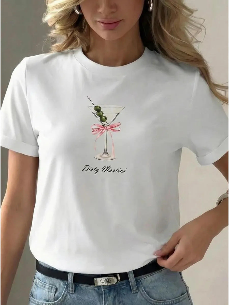 Loose round neck top