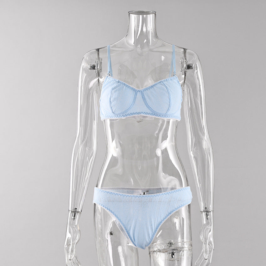 Comfortable Sleepwear Set for Spring and Summer, Two-Piece Home Wear E-commerce Innerwear and Loungewear