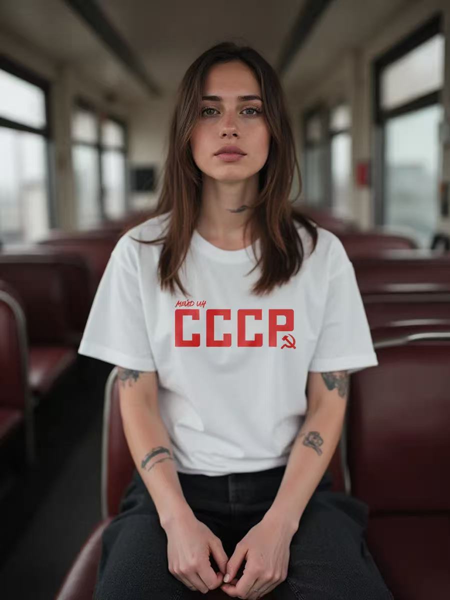 Letter printed short sleeved t-shirt for women