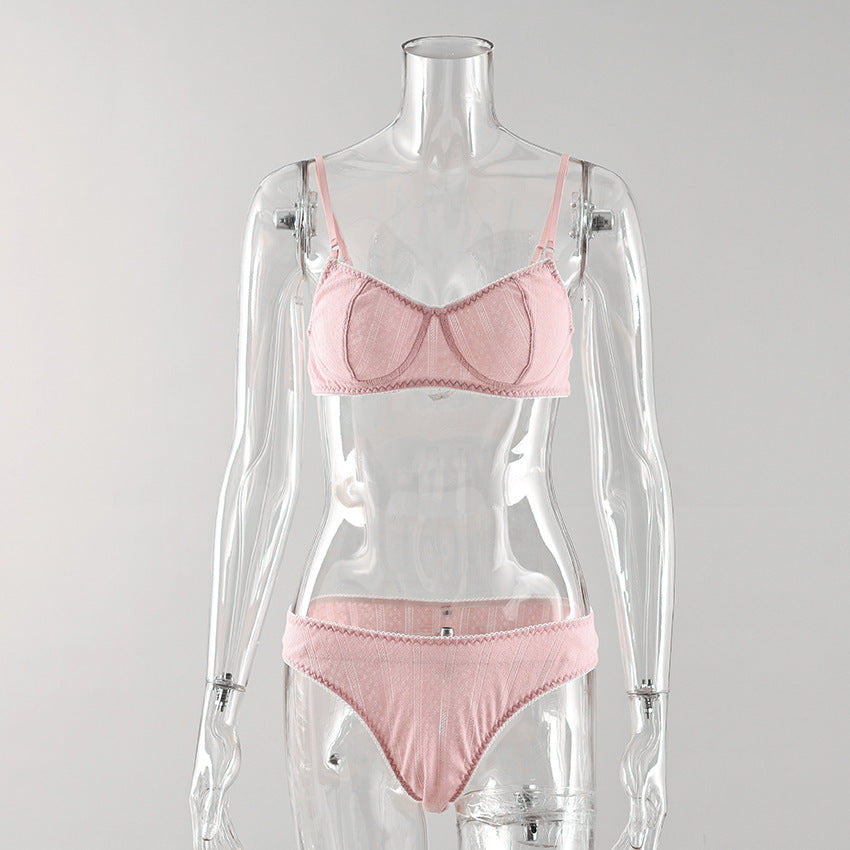 Comfortable Sleepwear Set for Spring and Summer, Two-Piece Home Wear E-commerce Innerwear and Loungewear